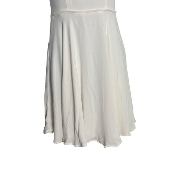 French Connection Classic White Sleeveless Fit
& Flare Dress Size 0 - Picture 3 of 8